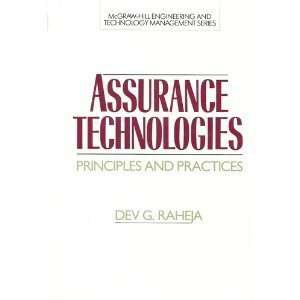  Assurance Technologies Principles and Practices by Dev G 