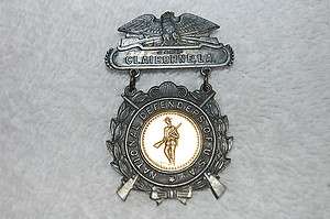 Camp Claiborne LA National Defenders of USA Pin Medal  