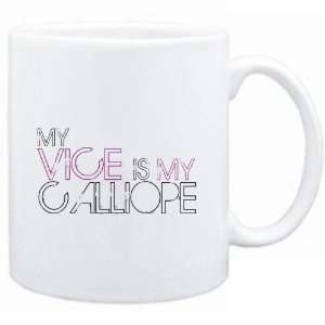    Mug White  my vice is my Calliope  Instruments