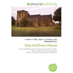  Max Hoffman House (9786133772748) Frederic P. Miller 