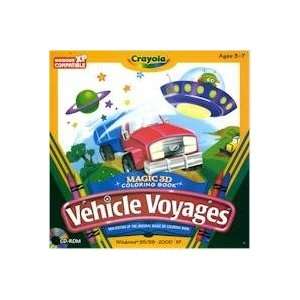  CRAYOLA VEHICLE VOYAGES   3D COLOR BOOK Electronics