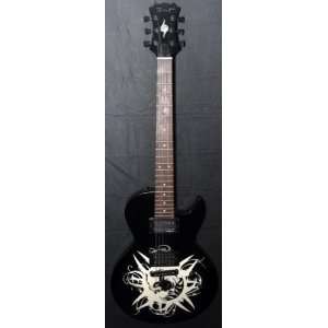    Spear SHL2 Electric Guitar Evil Monkey, Black Musical Instruments