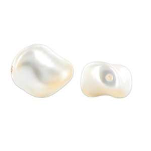  5826 9mm Asymmetrical Pearls Creamrose Arts, Crafts 