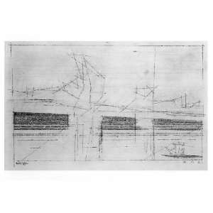   Lyonel Feininger   24 x 16 inches   Expanding Horizon