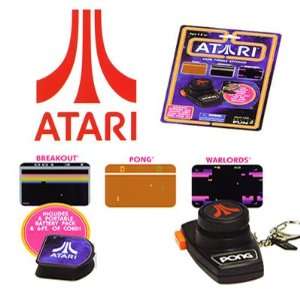  Atari Keychains (Pong/Breakout/Warlords) Toys & Games