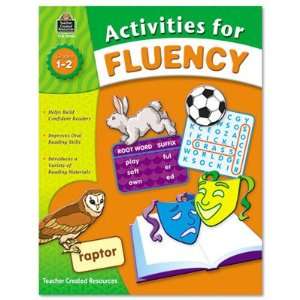  Activities For Fluency, Grades 1 to 2, 144 Pages Toys 