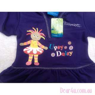 BNWT Girls IN THE NIGHT GARDEN UPSY DAISY hoodie top and leggings 