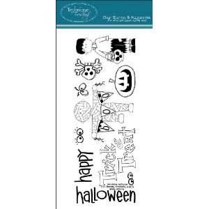  Tuesday Clear Stamps 4X6 Monster Mash Arts, Crafts & Sewing