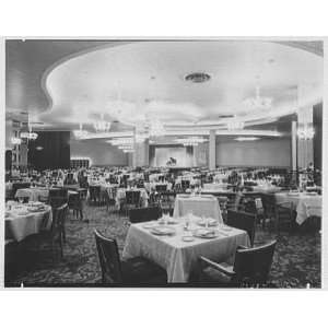   Hotel, Miami Beach, Florida. General view, dining room to ballroom