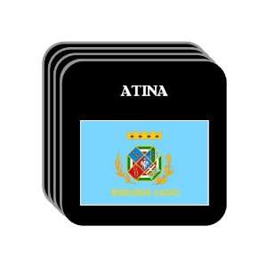  Italy Region, Lazio   ATINA Set of 4 Mini Mousepad 