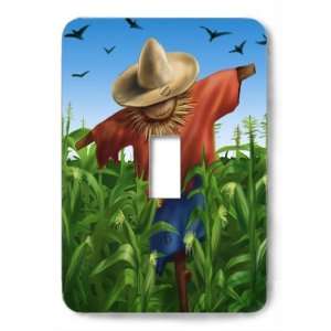  Scarecrow Field Decorative Steel Switchplate Cover