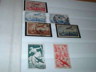 7326 6 ALBUMS FRANCE STAMPS FRANCAIS TIMBRES FRENCH COLLECTION  