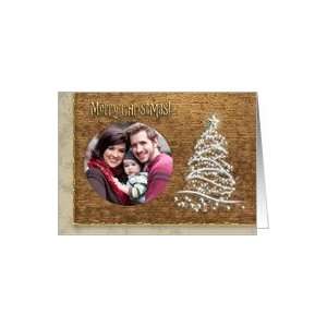  Photo Card, Tree of Stars, Merry Christmas Card Health 