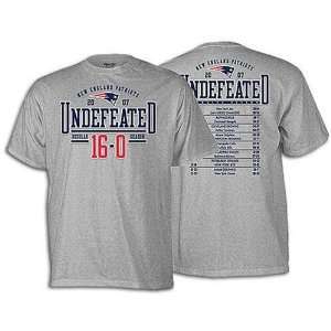 New England Patriots Undefeated 16 0 2007 Regular Season T Shirt with 
