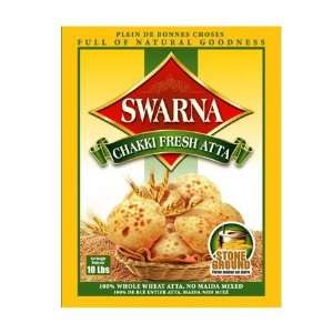 Swarna Chakki Fresh Atta   20lb  Grocery & Gourmet Food