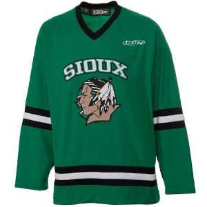  North Dakota Fighting Sioux Reebok Green Premier Hockey 