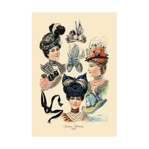  Spring Millinery #1 12x18 Giclee on canvas