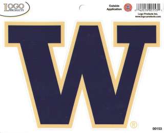 University of Washington   Decal   W   Large  