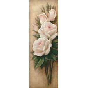   Print   Pink Petals II   Artist Igor Levashov  Poster Size 36 X 12