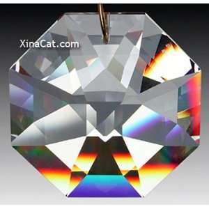   8115 60mm Lily Octagon Crystal Prism Suncatcher