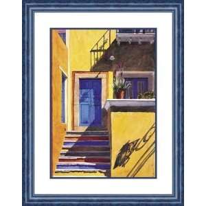   Orange Stairs by Ilana Richardson   Framed Artwork