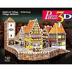  Puzz3D Wrebbit Medieval Village Rothenburg Difficult 