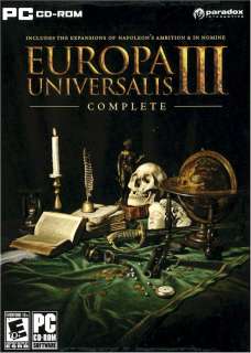 EUROPA UNIVERSALIS III 3 COMPLETE * PC STRATEGY * NEW 894785002034 