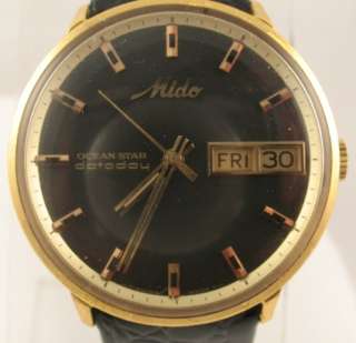 Vintage MIDO Ocean Star Datoday Day Date GF Automatic Watch  