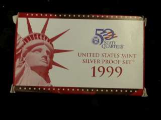 OGP 1999 UNITED STATES MINT SILVER PROOF SET ID#Y551  