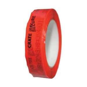  Tamper Evident,tape,1in.x180ft,red,pk6   NOVAVISION INC 