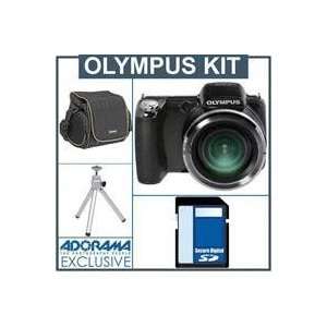  Ultra Zoom Digital Camera Kit, Black with 8GB SD Memory Card, Camera 
