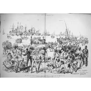  1884 WAR SOUDAN BAKER PASHA TRINKITAT TOKAR SHIPS