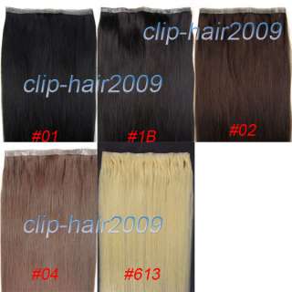 20L PU Skin Weft Remy Human Hair Extensions36W 6Color  