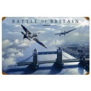  Battle of Britian Aviation Vintage Metal Sign   Victory 
