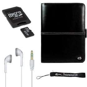  Combo for Sony PRS 600 (PRS600) Electronic Book; PU Leather Jacket 