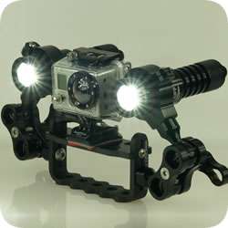 Underwater Video Lighting System for GoPro Hero and GoPro HD Hero 2