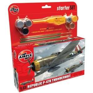   WWII Aircraft Gift Set inc Paints Glue and Brushes Toys & Games