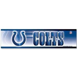 Indianapolis Colts Car Auto Bumper Strip Sticker  Sports 