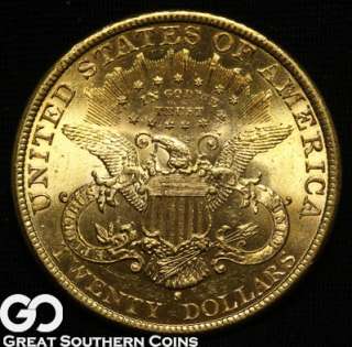 1899 S $20 GOLD Liberty Double Eagle CHOICE BU++ ** BEAUTIFUL 