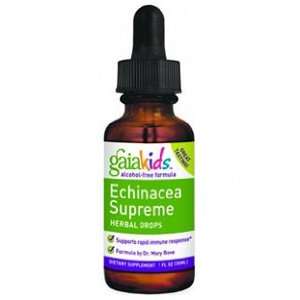  Gaia Herbs   Kids Echinacea Supreme Drops 1 fl oz Health 