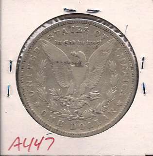 1892 S Morgan Silver Dollar Very Fine A447  