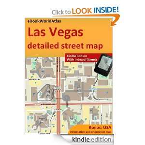 Map of Las Vegas (USA) eBookWorldAtlas Team  Kindle Store