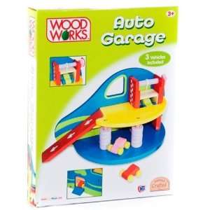  Wood Works   Wooden Mini Auto Garage Toys & Games