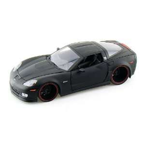  2006 Corvette Z06 LOPRO 1/24 Black w/Extra Rims Toys 
