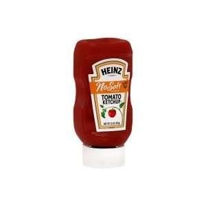 Heinz No Salt Added Tomato Ketchup, 15 Oz. (Pack of 6)  