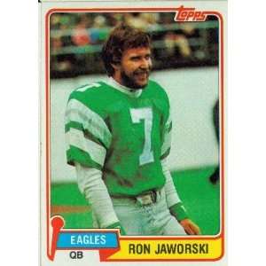  1981 Topps #280 Ron Jaworski   Philadelphia Eagles 