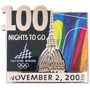  Torino 2006 Olympics 100 Nights To Go Pin Sports 