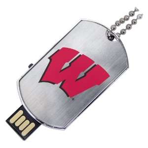   University of Wisconsin Badgers Flash Tag USB Drive 2GB Electronics
