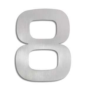  Blomus Number 8 Stainless Steel House Number Patio, Lawn 
