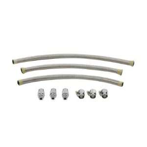  Custom Stainless Steel Oil Line Kit Includes 3 Compression 